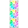 Nox Hummer Easy Link Kit de 3 Ventiladores ARGB 120mm Blanco